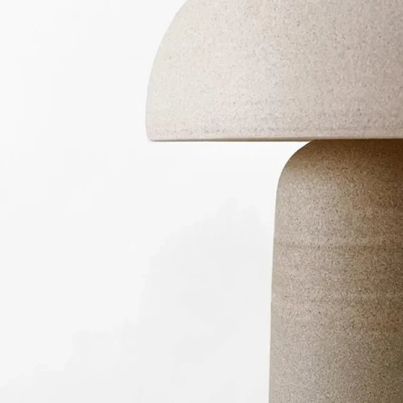 lampe rétro en céramique design créatif style champignon décoratif
