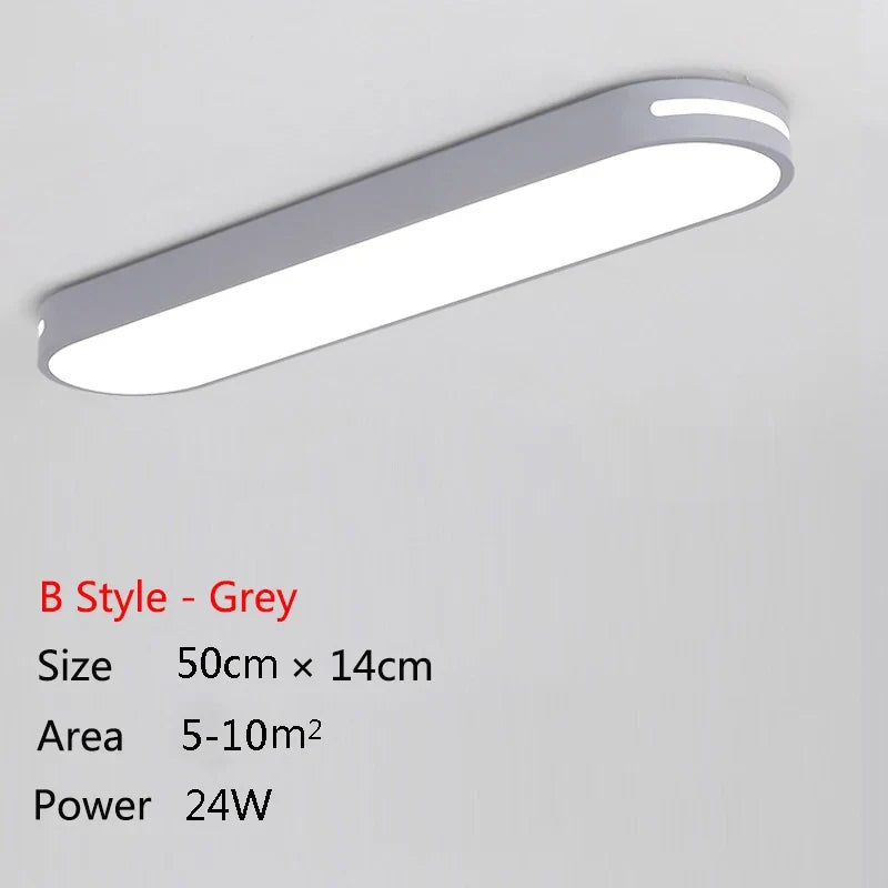 Plafonnier — Plafond moderne à LEDs lumières balcons couloirs chambres décoration de la maison éclairage intérieur cuisine Restaurant plafonnier