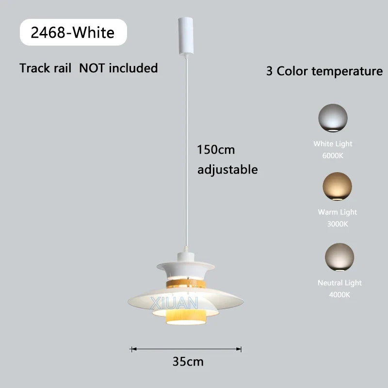 Suspension led en bois pour table à manger nordique Jules Unisson - Une Présence Sobre et Élégante