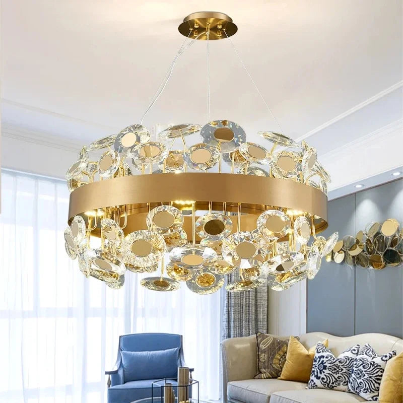 Lustre — En cristal design italien pour décoration intérieure élégante