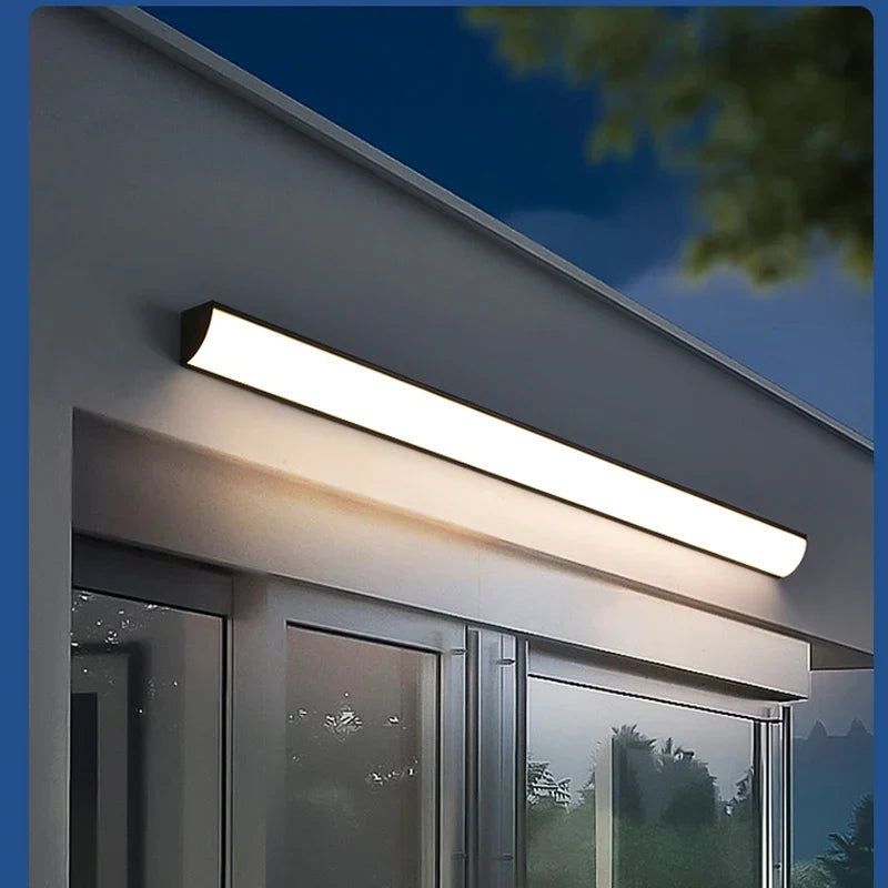 Applique murale — Extérieure à LED étanche effet lave-mur moderne