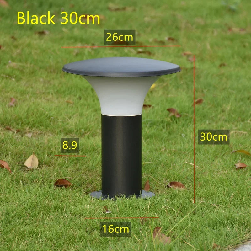 lampe de jardin à led en acier inoxydable design extérieur étanche