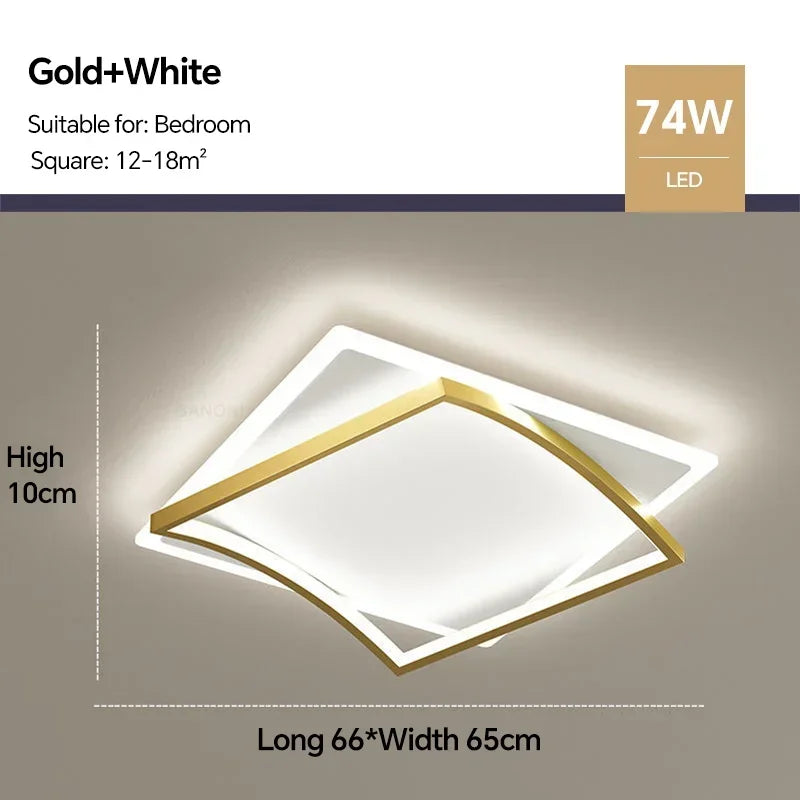 Plafonnier led moderne luminaire décoratif intérieur design élégant Honoré Éclaircie - Présence Moderne & Harmonie Intérieure