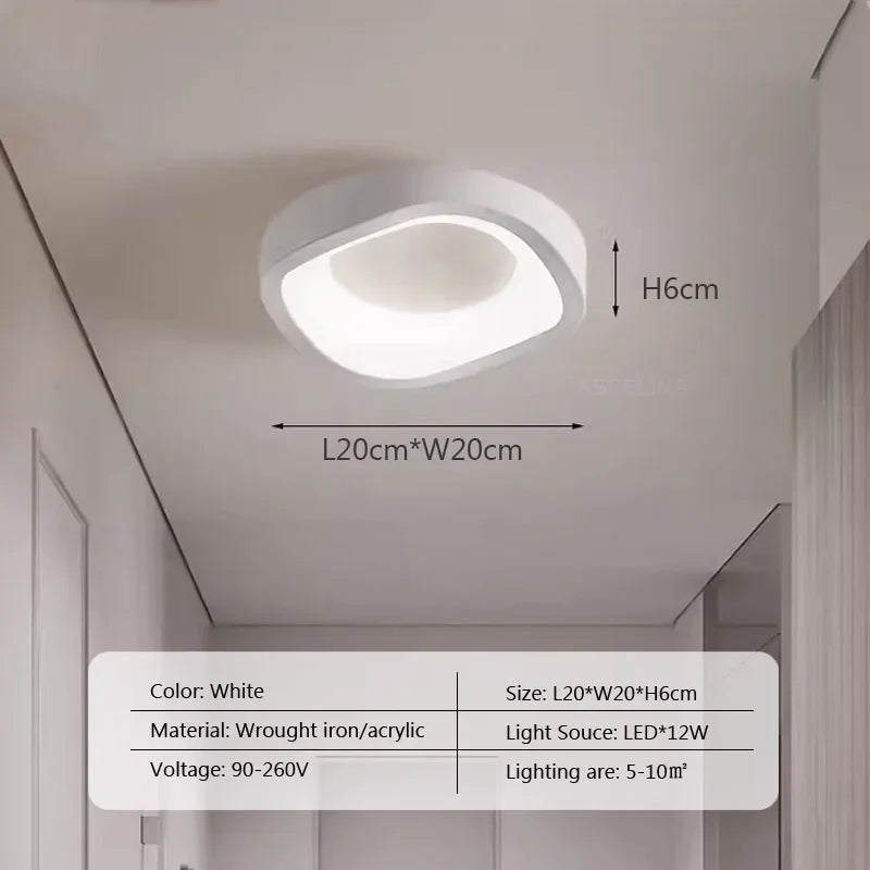 Plafonnier LED nordique pour salon Olympe Partition - Lignes Épurées & Atmosphère Sereine