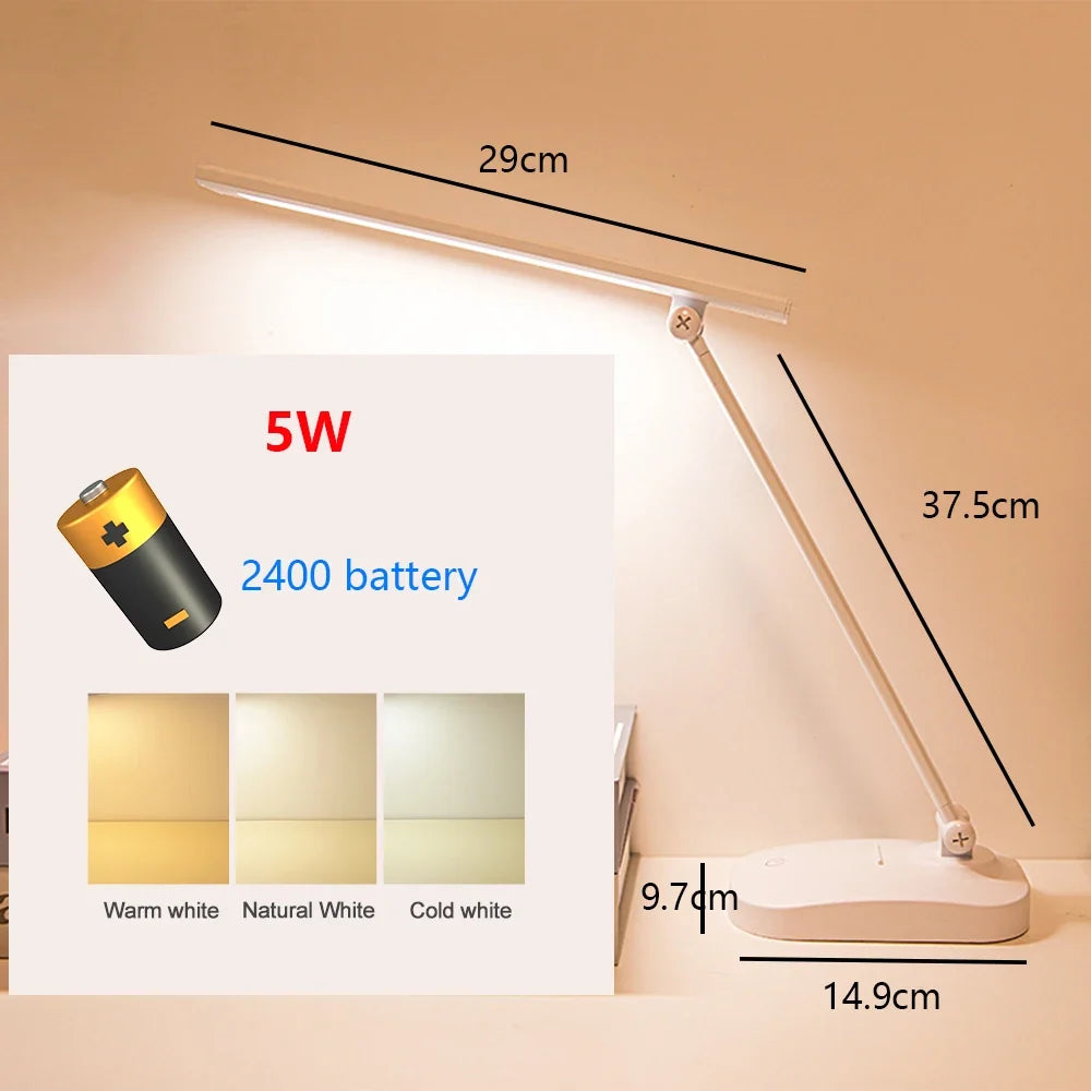 lampe de bureau led tactile usb gradation protection yeux