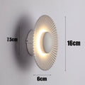Applique murale led moderne en forme de disque pour décoration intérieure Yuna Voile en Disque - Formes Arrondies & Harmonie Visuelle