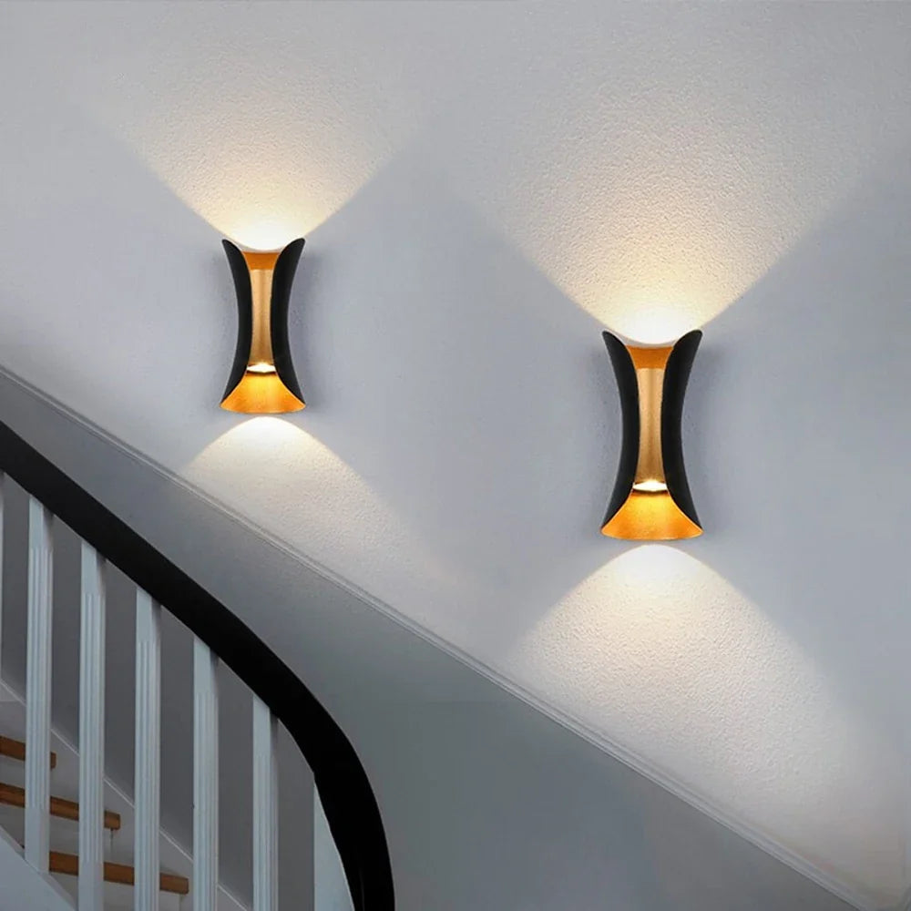Applique murale — LED moderne en aluminium étanche pour décoration extérieure