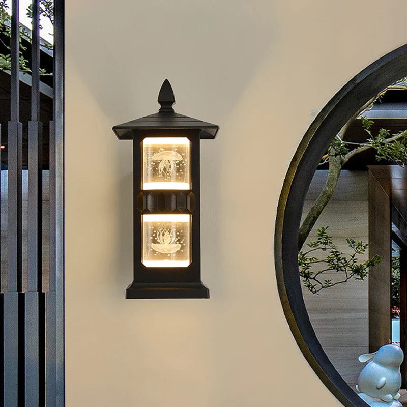 Applique murale — Extérieures étanches minimalistes pour jardin