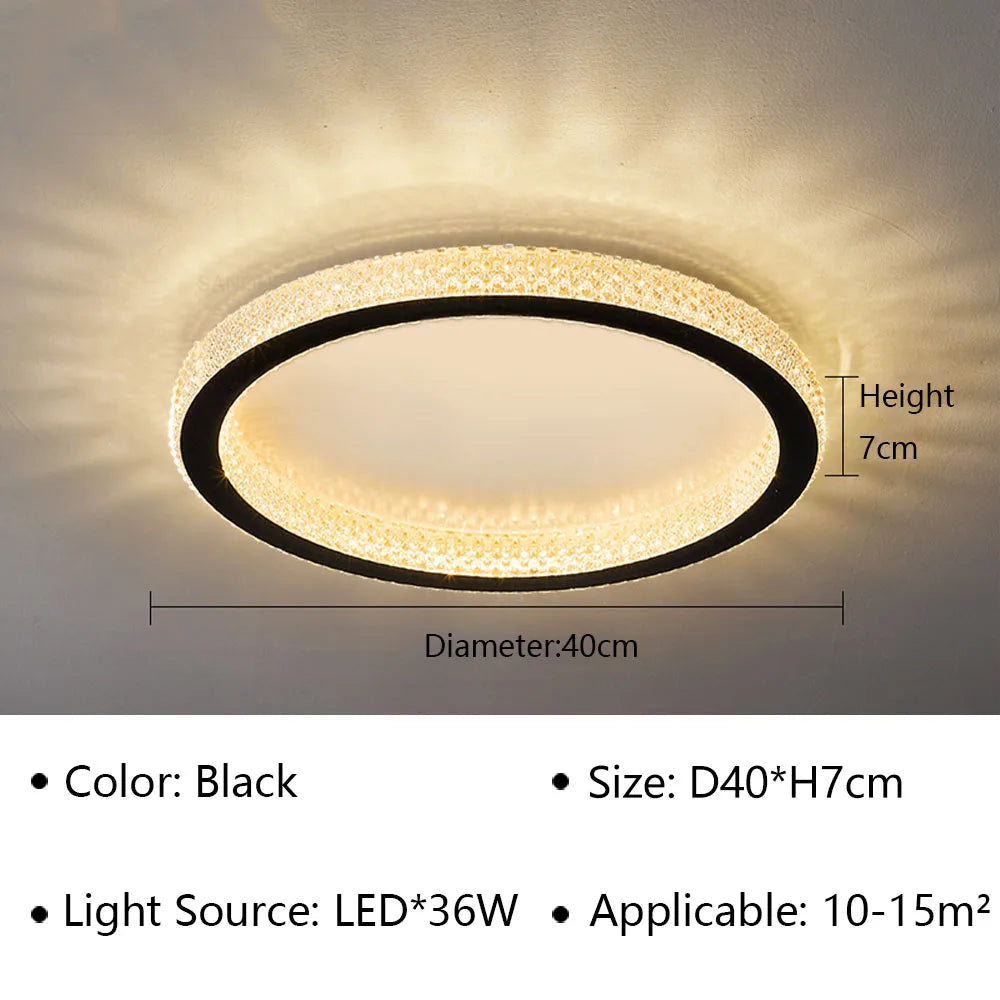 Plafonnier led moderne pour décoration intérieure élégante et lumineuse Valère Dessin - Présence Moderne & Harmonie Intérieure
