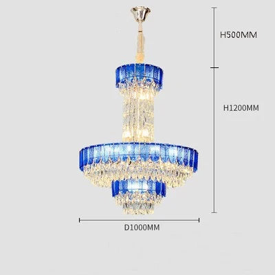 Lustre — En cristal de luxe pour hôtel et villa