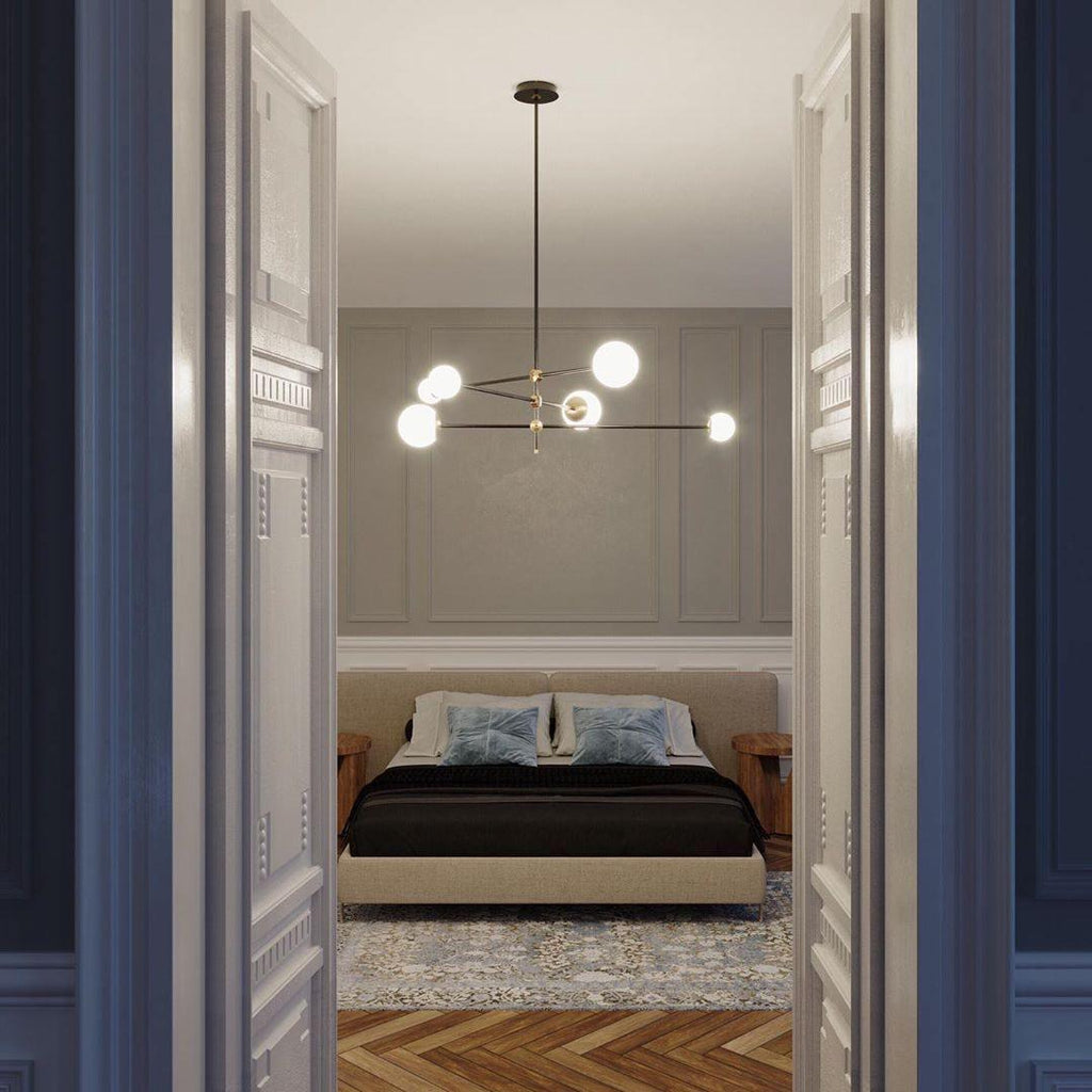 LustraLustre SI Laiton Verre Globe - Neutralighting