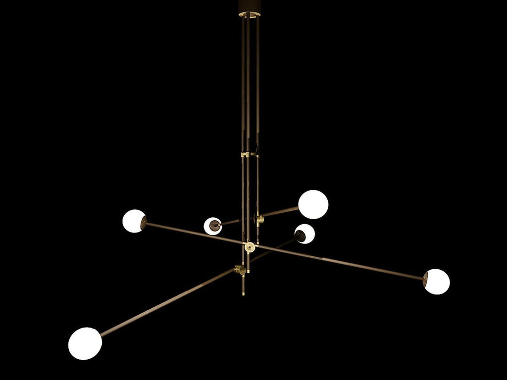 LustraLustre SI Laiton Verre Globe - Neutralighting