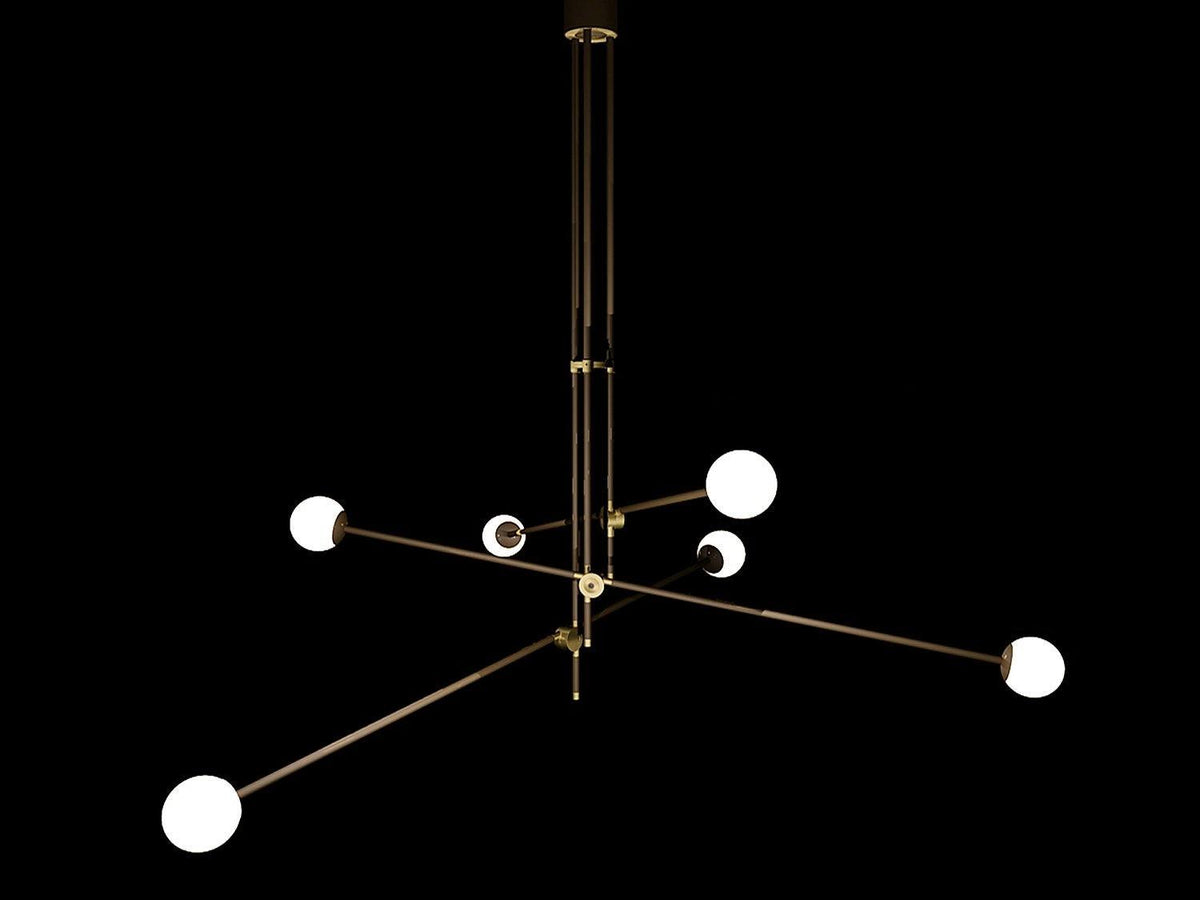 LustraLustre SI Laiton Verre Globe - Neutralighting