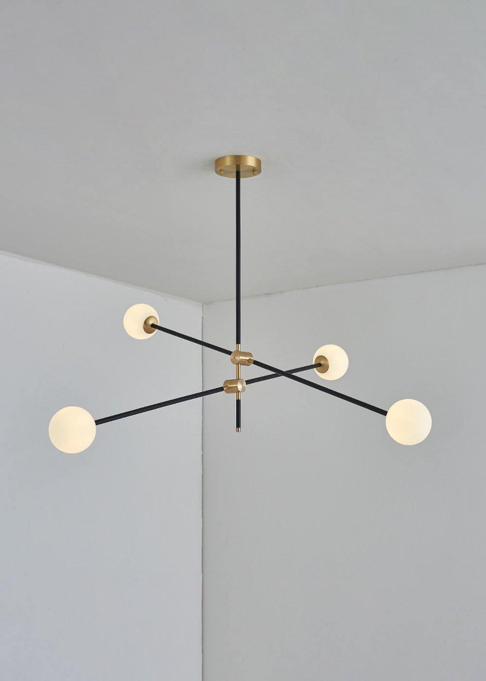 LustraLustre SI Laiton Verre Globe - Neutralighting