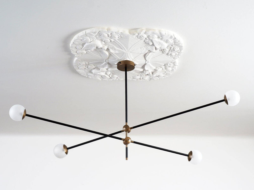 LustraLustre SI Laiton Verre Globe - Neutralighting