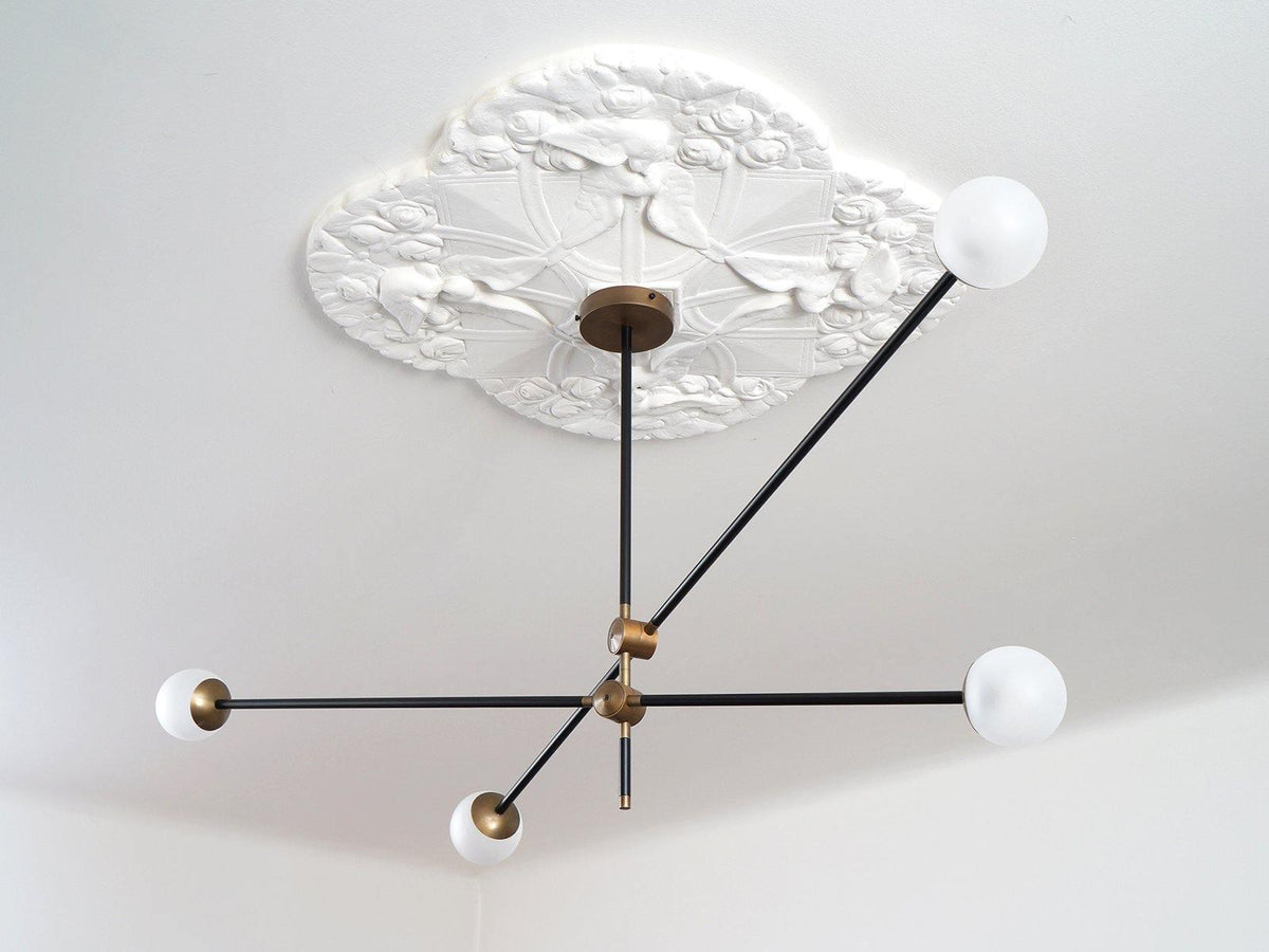 LustraLustre SI Laiton Verre Globe - Neutralighting