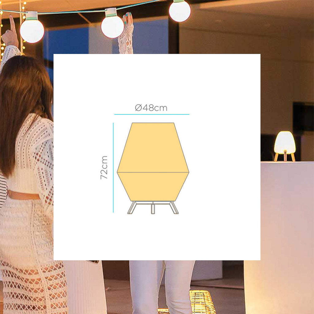 Lampadaire Blanche Louise – vue 8