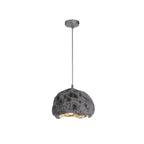 Avi Suspension Irrégulier Naturelle, Résine/Acrylique, Bois/Gris/Laiton, Chambre - Neutralighting