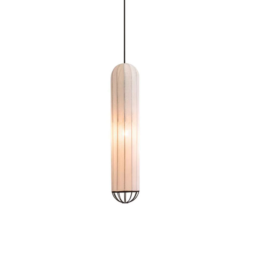 Ritta Suspension Vintage, Métal/Tissu, Blanc/Noir, Salon - Neutralighting