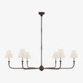 Silva Lustre Orientable Vintage, Métal/Acrylique, Noir/Blanc/Laiton, Salon - Neutralighting