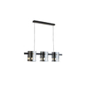Arisha Suspension Cylindre Nordique, Cuivre/Verre, Noir/Or, Bar/Cuisine - Neutralighting