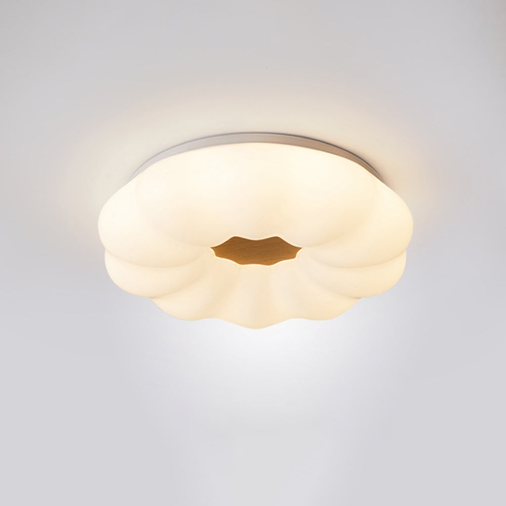 Muto Plafonnier Nuage Moderne, Bois/Acrylique, Bois, Salon - Neutralighting