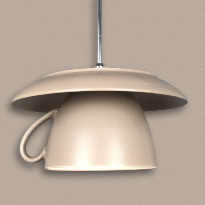 Valentina Pop Art Tasse Céramique LED Suspension Chambre à Coucher - Neutralighting