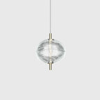 Valentina Suspension Globe Moderne, Verre/Métal, Noir/Or, Chambre - Neutralighting