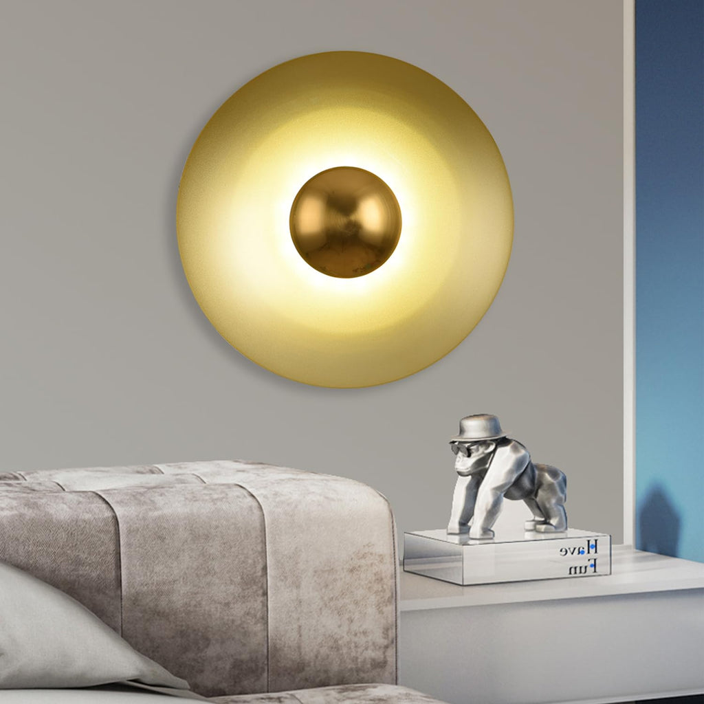 Valentina Minimaliste LED Intérieur Applique Murale Métal Hôtel Chambre à Coucher - Neutralighting