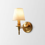 Silva Applique Murale Landerne Vintage, 5 Style, Métal/Tissu, Or, Chambre - Neutralighting
