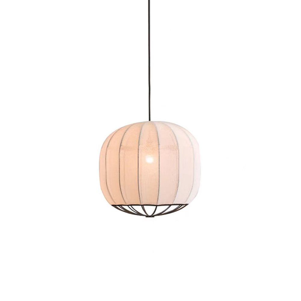 Ritta Suspension Vintage, Métal/Tissu, Blanc/Noir, Salon - Neutralighting