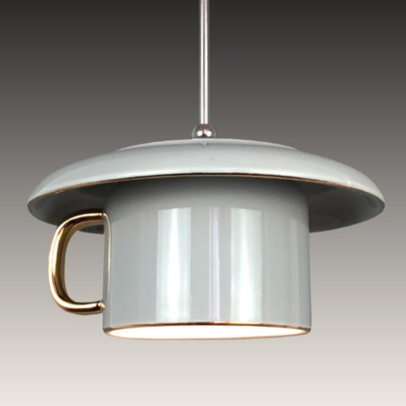 Valentina Urbain Tasse Céramique LED Suspension Salon - Neutralighting