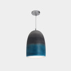 Arisha Suspension Pot Naturelle, Résine/Acrylique, Bleu/Noir/Gris, Chambre - Neutralighting