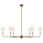 Silva Lustre Orientable Vintage, Métal/Acrylique, Noir/Blanc/Laiton, Salon - Neutralighting