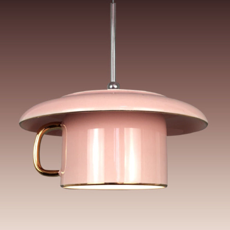Valentina Urbain Tasse Céramique LED Suspension Salon - Neutralighting