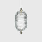 Valentina Suspension Globe Moderne, Verre/Métal, Noir/Or, Chambre - Neutralighting