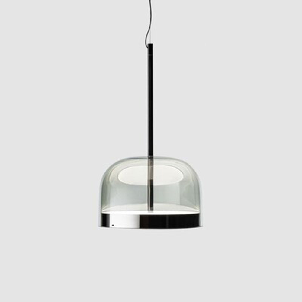 Valentina Suspension Nordique, Métal/Verre, Noir/Or, Salle à Manger - Neutralighting