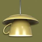 Valentina Pop Art Tasse Céramique LED Suspension Chambre à Coucher - Neutralighting