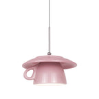 Valentina Moderne Coloré Tasse Céramique LED Suspension Chambre à Coucher - Neutralighting