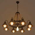 Silva Suspension Dôme Industriel, Métal/Verre, Noir/Blanc, Salon - Neutralighting