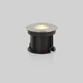 Ray Spot de Bassin Cylindre Moderne, Métal/Verre, Noir, Cour - Neutralighting