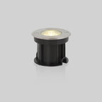 Ray Spot de Bassin Cylindre Moderne, Métal/Verre, Noir, Cour - Neutralighting