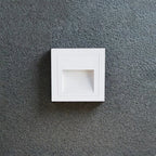 Ray Éclairage Escalier Extérieur Carré Simple, Métal/Acrylique, Noir/Gris/Blanc, Escalier - Neutralighting