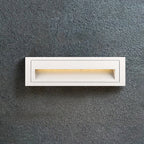 Ray Éclairage Escalier Extérieur Carré Simple, Métal/Acrylique, Noir/Gris/Blanc, Escalier - Neutralighting