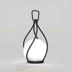Valentina Suspension Extérieure Globe Moderne, Métal/Acrylique, Blanc/Noir, Jardin - Neutralighting