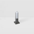 Ray Borne Extérieure Rectangulaire Minimalisme, Métal/Acrylique, Noir, Jardin - Neutralighting