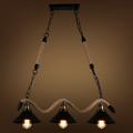 Epoch Lampe à Suspension LED Noire Vintage en Métal Pour Café - Neutralighting