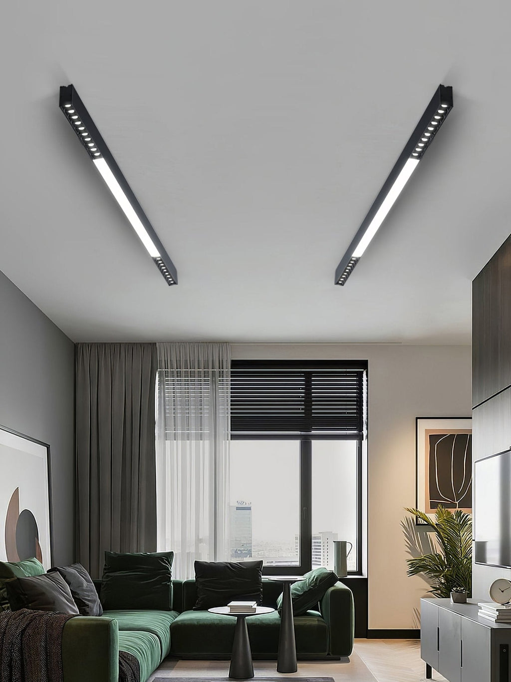 Line Suspension Flottante Moderne en Aluminium - Neutralighting