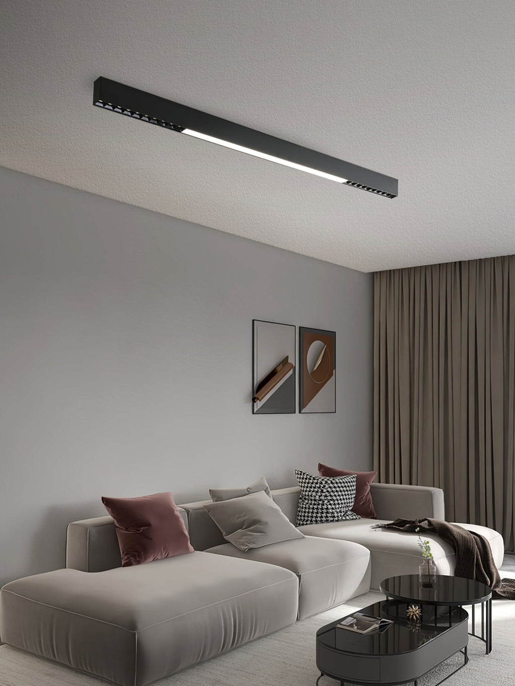 Line Suspension Flottante Moderne en Aluminium - Neutralighting
