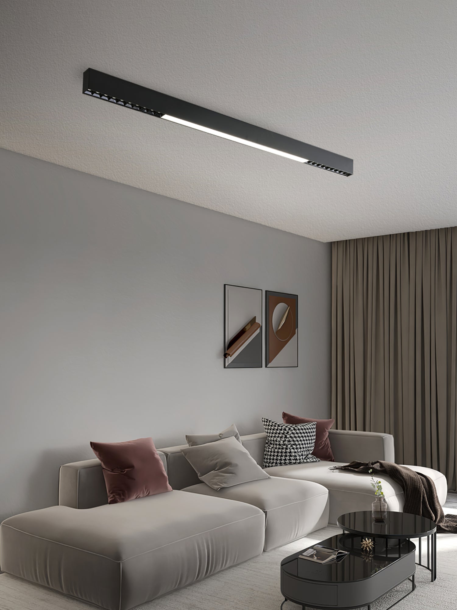 Line Suspension Flottante Moderne en Aluminium - Neutralighting